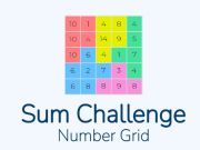 Joc Sum Challenge Number Grid on-line