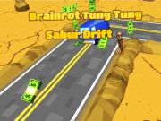 Joc Brainrot Tung Tung Sahur Drift on-line