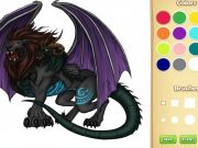 Joc Cartea de colorat Dragon Chimera on-line