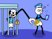 Joc Stickman Troll Thief Puzzle on-line