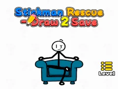 Joc Stickman Rescue Draw 2 Salvați on-line