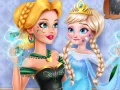 Joc Fă o farsă Babysitter-ului Baby Regina Gheții on-line