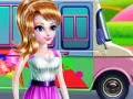 Joc Spălătorie de mașini pentru camionul de înghețată pentru fete on-line
