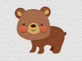 Joc Puzzle cu Ursul Cartoon on-line