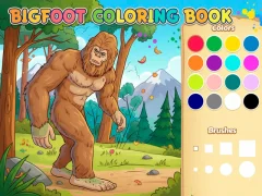 Joc Cartea de colorat Bigfoot on-line