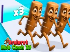 Joc Brainrot Mob Clash 3D on-line