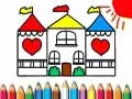 Joc Carte de colorat Casa de păpuși on-line