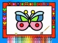 Joc Colorează și decorează fluturi on-line