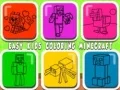 Joc Colorare ușoară pentru copii Minecraft on-line