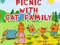 Joc Picnic cu familia pisicilor on-line Joc Picnic cu familia pisicilor on-line