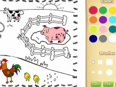 Joc Cartea de colorat agricultură pentru copii on-line