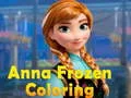 Joc Colorare Anna Înghețată on-line Joc Colorare Anna Înghețată on-line