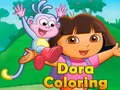 Joc Colorează-l pe Dora on-line