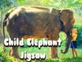 Joc Puzzle cu elefant pentru copii on-line