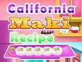 Joc Rețetă de Maki Californian on-line
