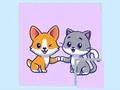 Joc Puzzle cu Pisici și Câini on-line Joc Puzzle cu Pisici și Câini on-line