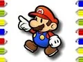 Joc Înapoi la școală: Colorare Mario on-line