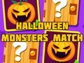 Joc Halloween Monsters Match on-line