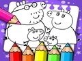 Joc Carte de colorat Peppa Pig on-line