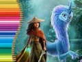 Joc Cartea de colorat pentru Raya și Ultimul Dragon on-line