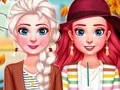 Joc Cele mai bune prietene întâmpină look-ul de toamnă on-line Joc Cele mai bune prietene întâmpină look-ul de toamnă on-line