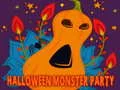 Joc Puzzle petrecerea monștrilor de Halloween on-line