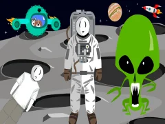 Joc Stickman în spațiu on-line