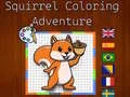 Joc Aventura de Colorare a Veverițelor on-line