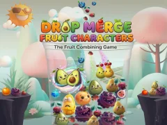 Joc Drop Merge Fruit Characters on-line