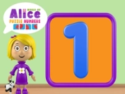 Joc Lumea lui Alice Puzzle Numere on-line