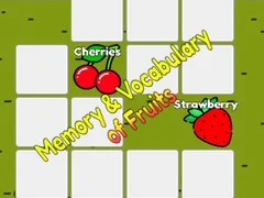 Joc Memorie și vocabular de fructe on-line