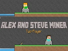 Joc Alex și Steve: Miner pentru Doi Jucători on-line