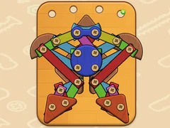 Joc Puzzle cu Lemn și Șurub on-line Joc Puzzle cu Lemn și Șurub on-line