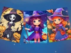 Joc Puzzle înfricoșător de Halloween on-line