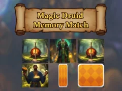 Joc Meciul de memorie Druid Magic on-line