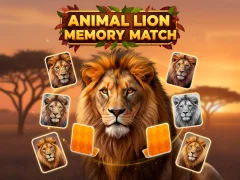 Joc Animal Lion Memory Meci on-line