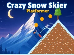 Joc Crazy Snow Skier: Platformer on-line
