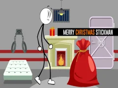 Joc Stickman de Crăciun fericit on-line