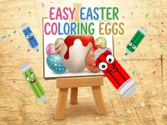 Joc Easy Easter Coloring Eggs on-line