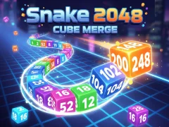 Joc Snake 2048: Cube Merge on-line