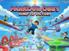 Joc Parkour Obby Sari la Victorie on-line
