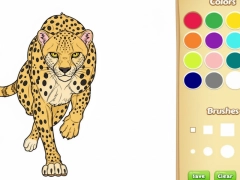 Joc Carte de colorat cu animale sălbatice on-line