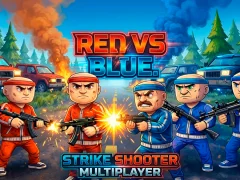 Joc Roșu vs Albastru. Strike Shooter Multiplayer on-line