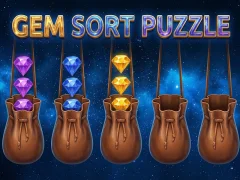 Joc Puzzle de sortare a pietrelor prețioase on-line
