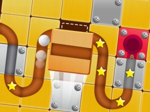 Joc Deblocați puzzle-ul cu glisare cu bilă on-line