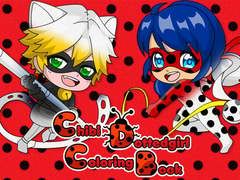 Joc Cartea de Colorat Fata Chibi cu Puncte on-line