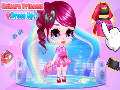 Joc Dress Up prințesă unicorn on-line