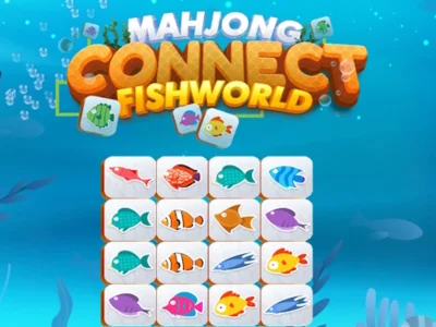 Joc Mahjong Connect World Fish on-line