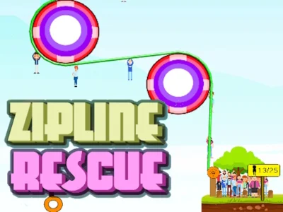 Joc Salvarea oamenilor din Zipline on-line Joc Salvarea oamenilor din Zipline on-line