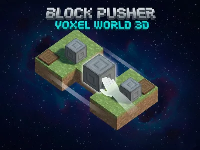 Joc Block Pusher Voxel World 3D on-line